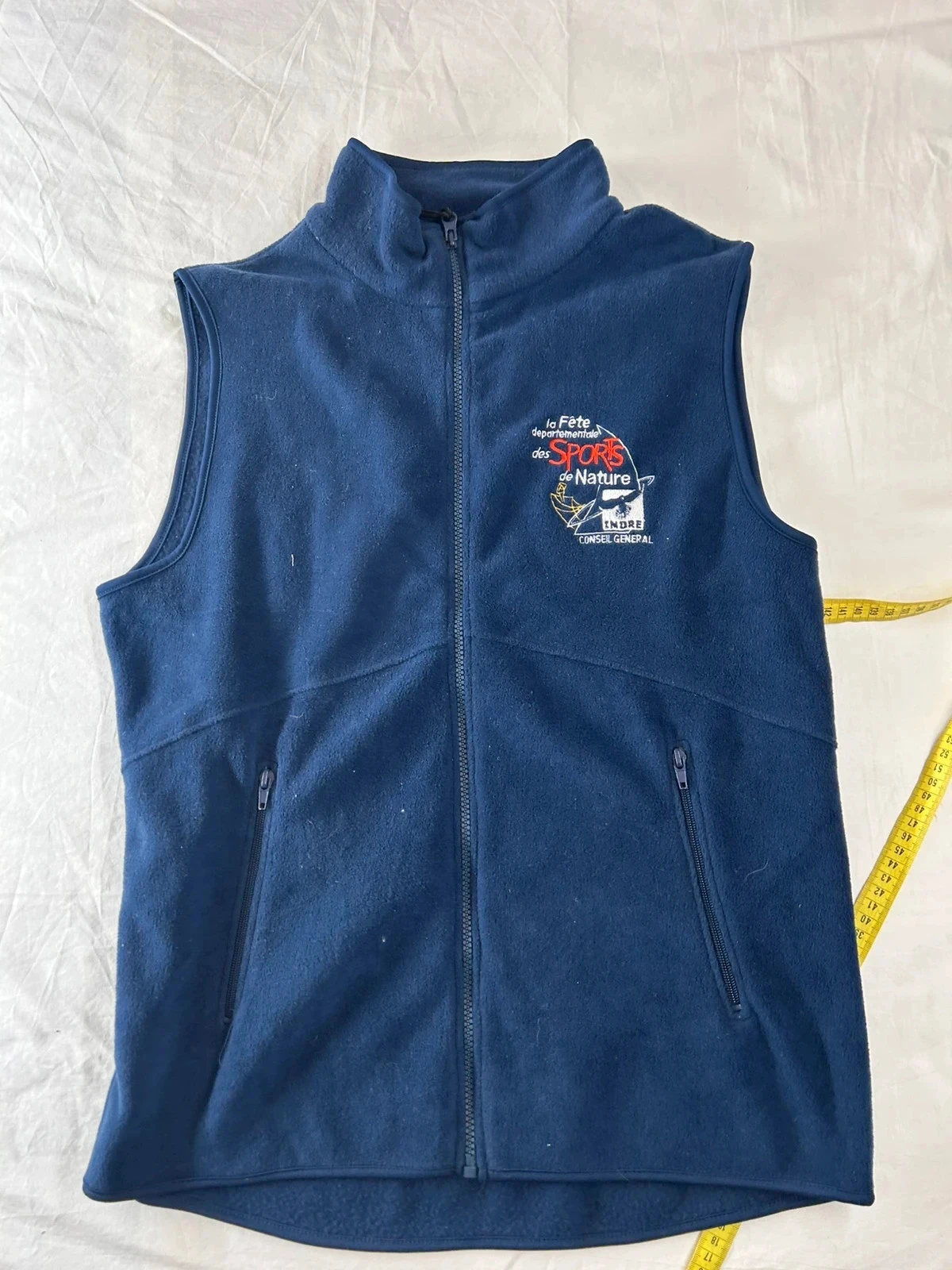 Gilet veste sans manches bleu marine b&c collection taille s #93